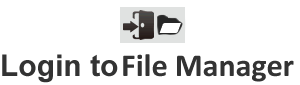 Login to File Manager